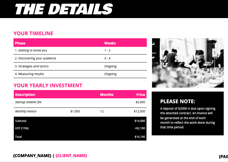 Public Relations Proposal Template
